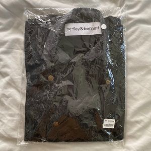 hedley & bennett Chefs Coat in Pepper